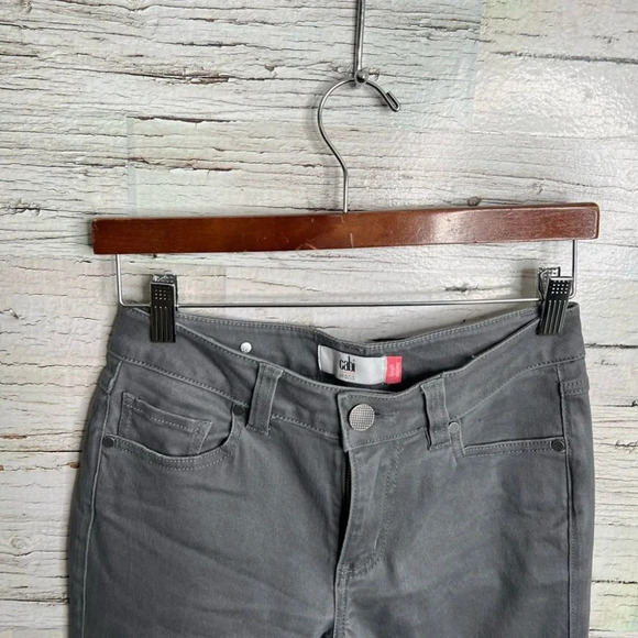 Cabi High Skinny Gray  Wash Smoked Pearl Jeans Size 2 - Picture 4 of 8